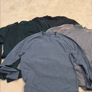LOT OF 4 - Lululemon Athletica - Men’s Medium Shirts